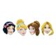 Caretas princesas pack 4 unidades