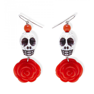 Pendientes calavera catrina