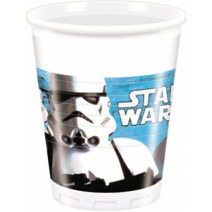 Vasos star wars pack 8 und