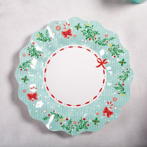 Platos dulce navidad pequeños 10 unidades