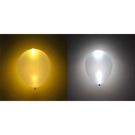 Globos con luz led 5 und oro y plata