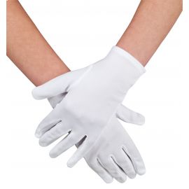 Guantes blancos infantiles