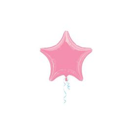Globo helio estrella rosa