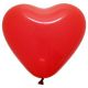Globos forma corazon rojo 8 und