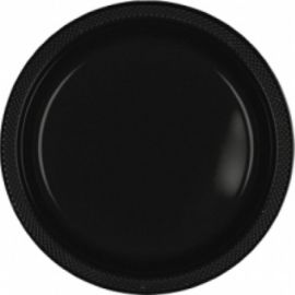 Platos negros 27 cm 8 und