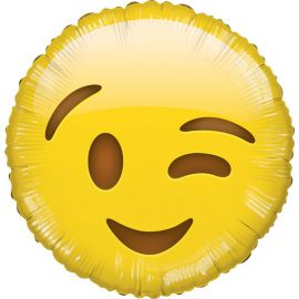 Globo helio emoticono guiño