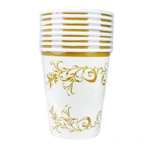 Vasos detalle oro 8 und