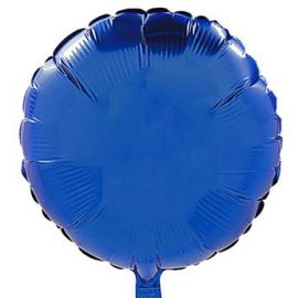 Globo helio circulo azul