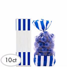 Bolsa plastico con cierre azules 10 und
