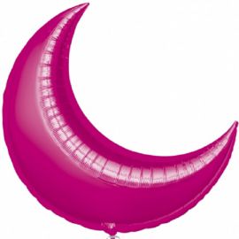 Globo helio luna fucsia