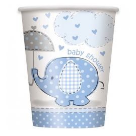 Vasos elefante azul baby 8 und