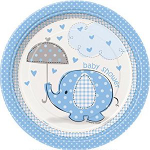 Platos elefante azul baby 8 und