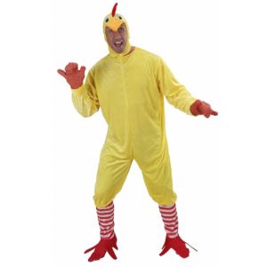 Disfraz pollo amarillo adulto