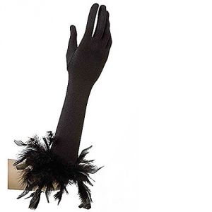 Guantes negros adulto: Accesorios,y disfraces originales baratos