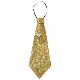 Corbata oro lurex