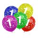 Globos número 1 pack 10 und