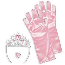 Set princesa rosa infantil