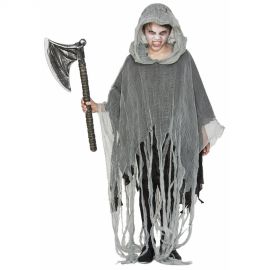 Poncho zombie infantil