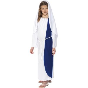 Disfraz Virgen Maria infantil clasico