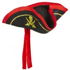 Sombrero tricornio pirata adulto