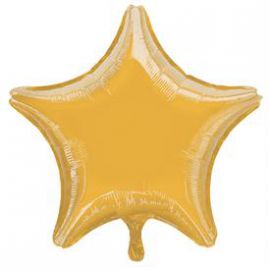 Globo helio estrella champagne