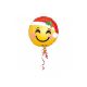 Globo helio emoticono navidad