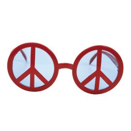 Gafas hippie rojas