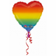 Globo helio corazón arcoiris