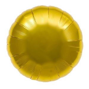 Globo helio gigante circulo oro