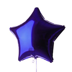 Globo helio estrella jumbo morada