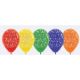 Globos flores y mariposas colores 10 und