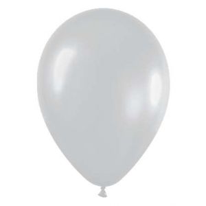 Bolsa 50 globos plata satin