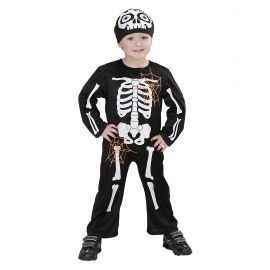 Disfraz esqueleto de 1a 3