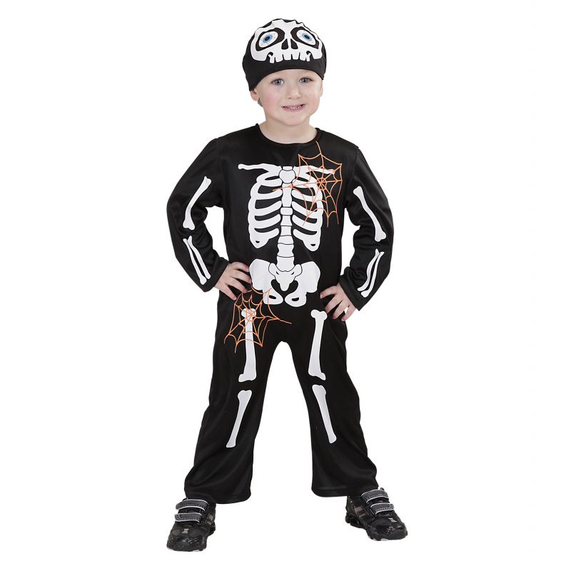 Modales dueña Exclusivo disfraz de esqueleto para niños de 1 a 3 años