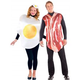 Disfraz bacon y huevo