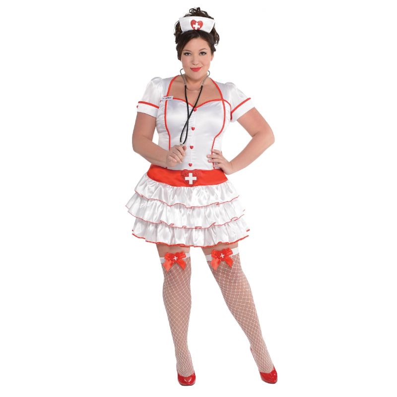 Comunista jugador Suposición disfraz de enfermera talla grande xl