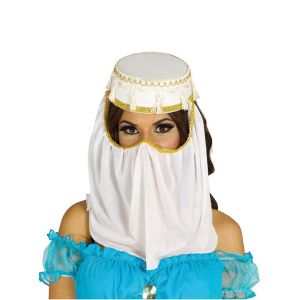 Sombrero arabe princesa con velo