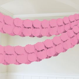 Guirnalda rosa 3.65m