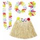 Set hawaiana falda collar corona y pulse