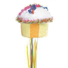 Piñata cupcake