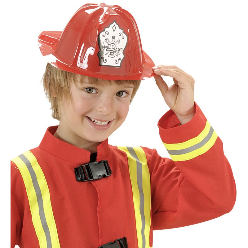 Foto Un hombre con casco de bombero y corbata – Adulto Imagen en