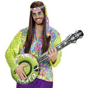 Banjo hinchable verde