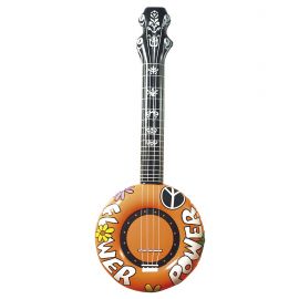 Banjo hinchable naranja