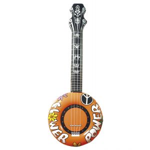 Banjo hinchable naranja