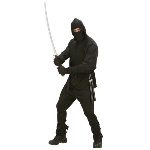 Disfraz ninja negro adulto