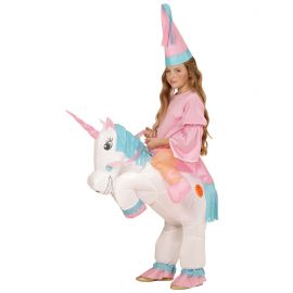 Disfraz hinchable unicornio infantil