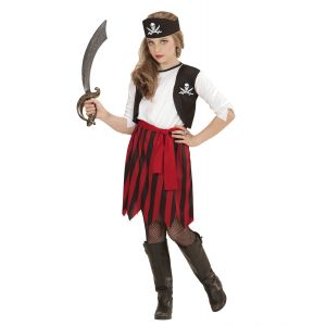 Disfraz pirata niña sencillo