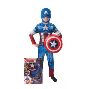 Disfraz capitan america escudo caja