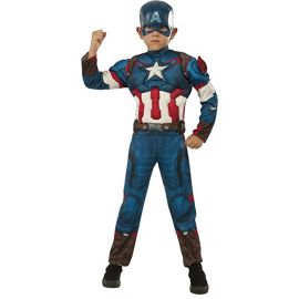 Disfraz capitan america deluxe infantil