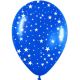 Globos cristal estrellas pack 10 und